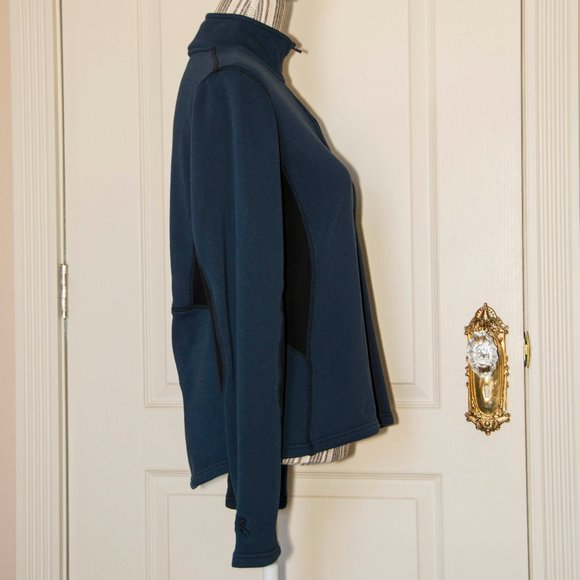 Kerrits Fleece Half Zip Riding Top M Admiral Blue - Picture 8 of 10